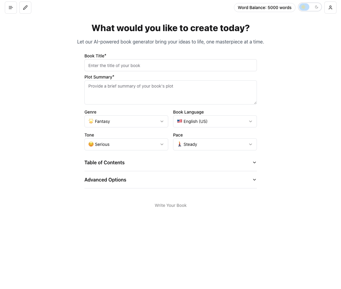 AI Book Generator